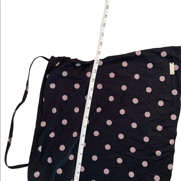 DKNY Swim Bathing Suit Top only Black with Gray Polka dots Loose Fit Small - Picture 9 of 15